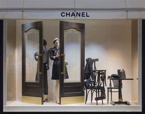 chanel store layout|chanel window display.